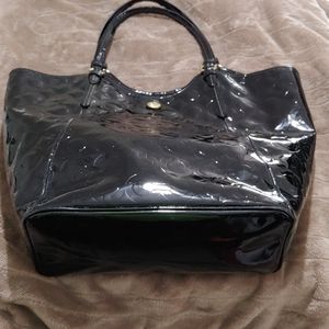 Coach Black Patent Leather Handbag